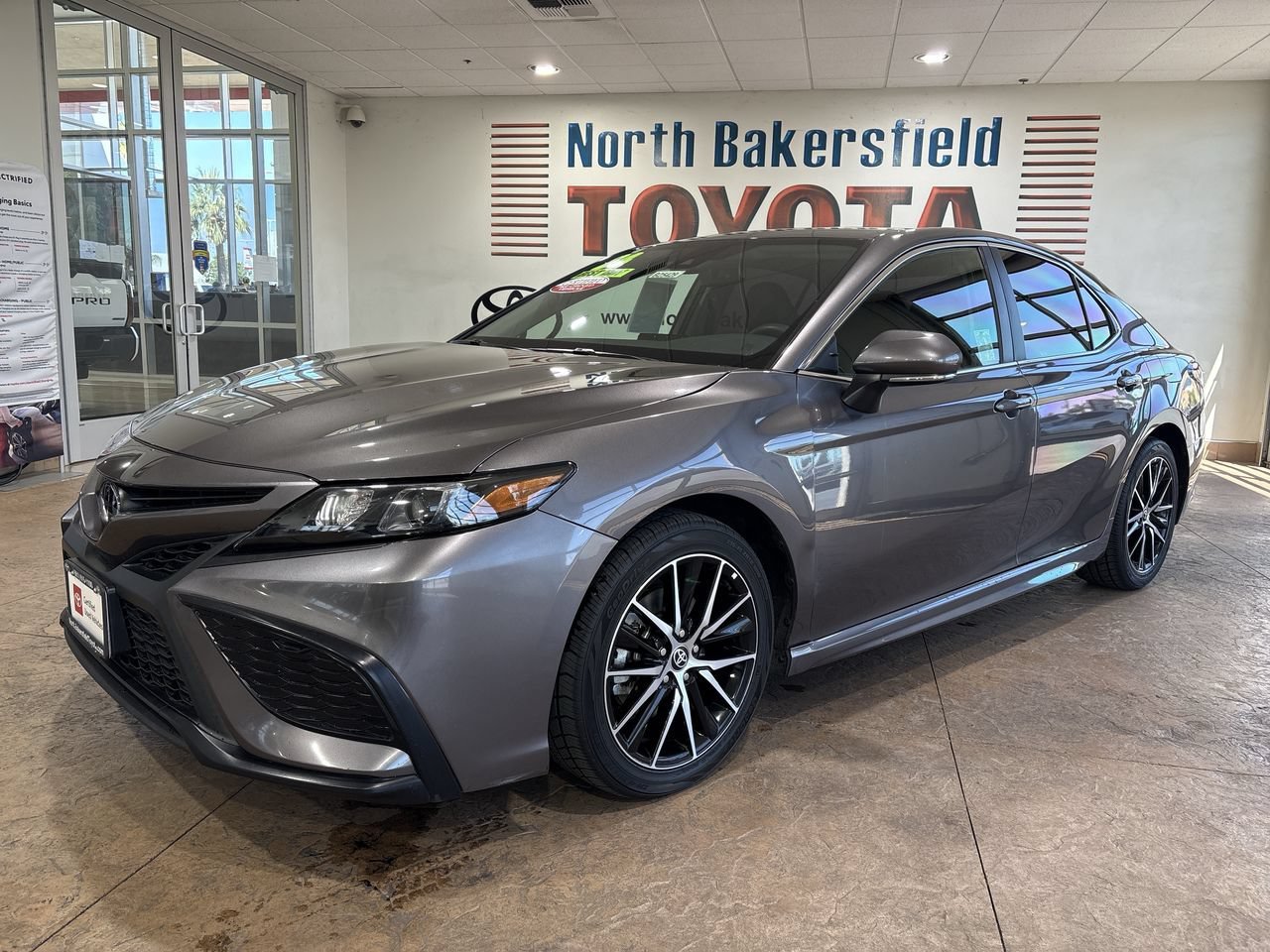 Certified Used 2024 Predawn Gray Mica Toyota SE image 1