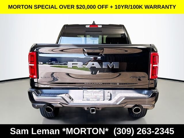 New 2026 Diamond Black Crystal Pearl-Coat Exterior Paint Ram Limited image 6