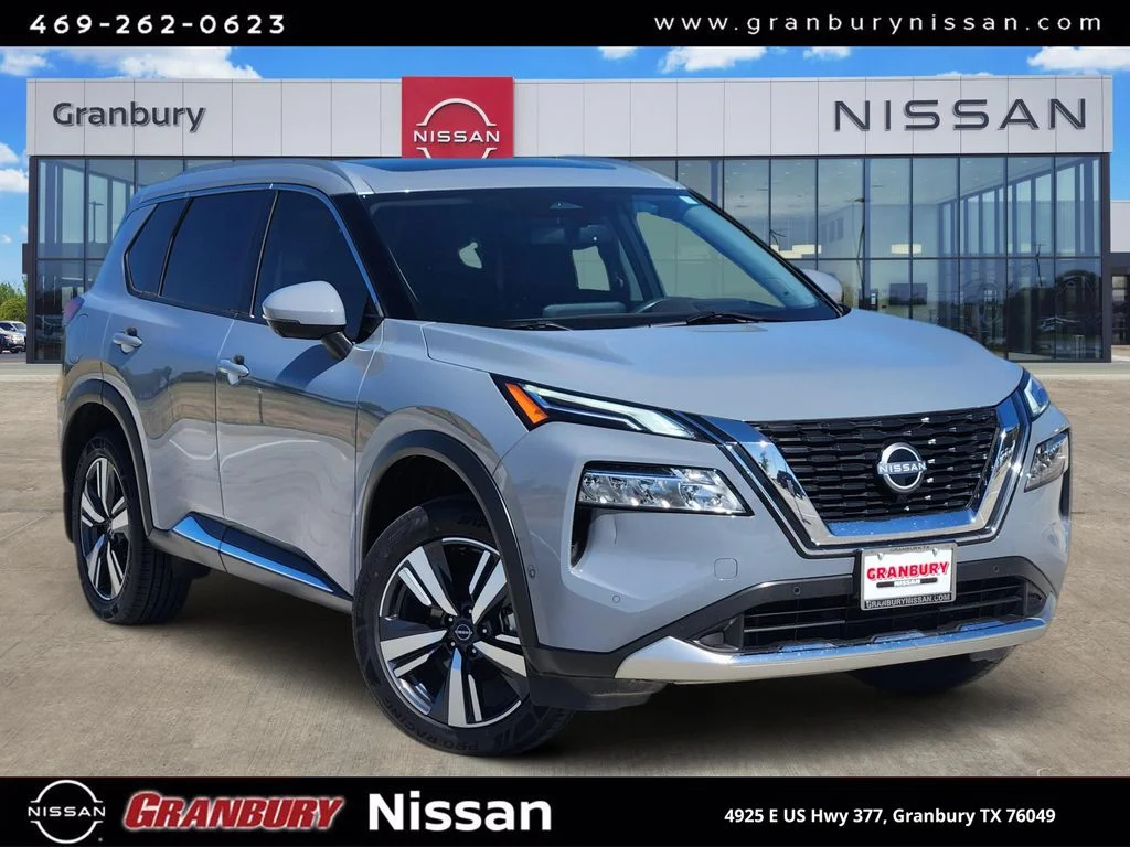 Certified Used 2023 Gray Nissan Platinum image 1