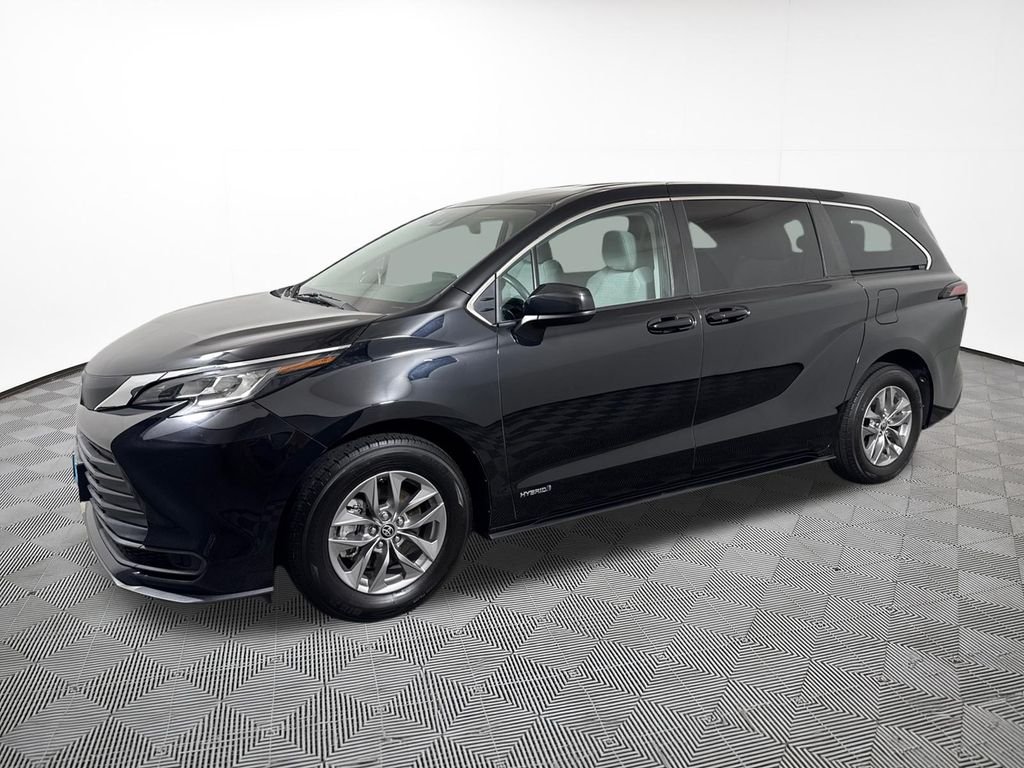 Used 2021 Black Toyota LE image 2