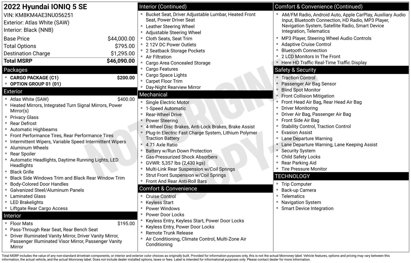 2022 Hyundai IONIQ 5 SE