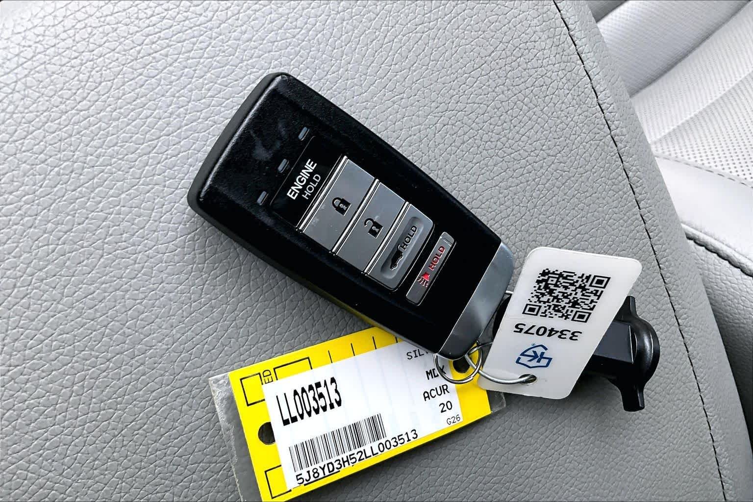 Used 2020 Lunar Silver Metallic Acura w/Technology Pkg image 15
