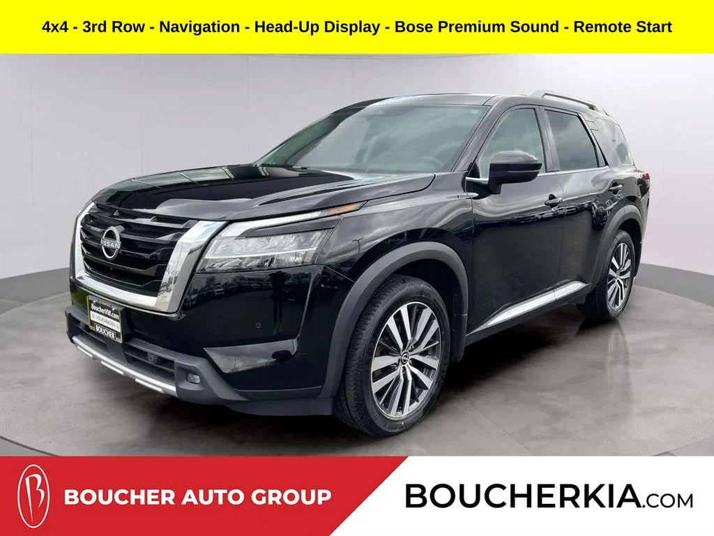 Used 2022 Super Black Nissan Platinum image 1