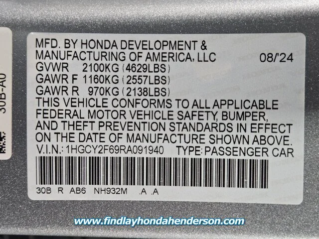 2024 Honda Accord Hybrid EX-L - Photo 48