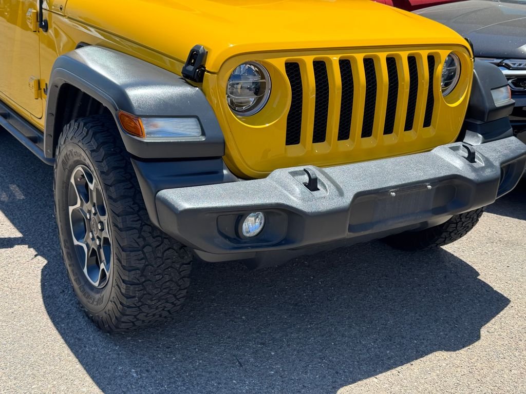 Used 2021 Yellow Jeep Unlimited Sport S image 2
