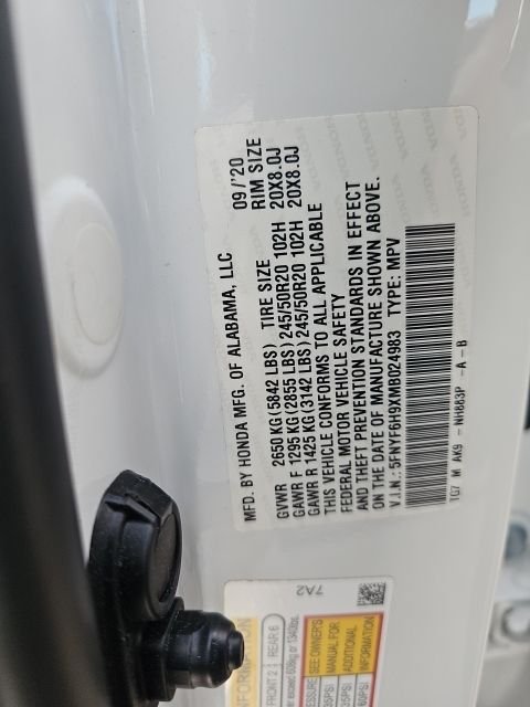 Used 2021 White Honda Touring image 20