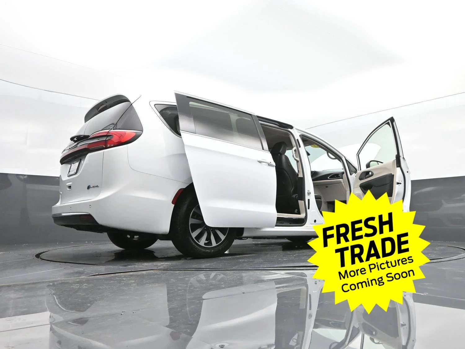 Used 2023 Bright White Clearcoat Chrysler Hybrid Touring L image 46