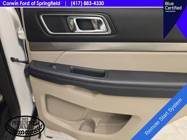 Used 2019 White Platinum Clearcoat Metallic Ford XLT image 17