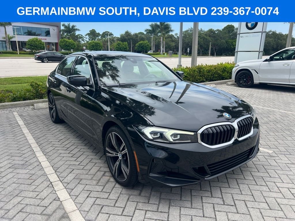 Used 2024 Black Sapphire Metallic BMW 330i xDrive image 4