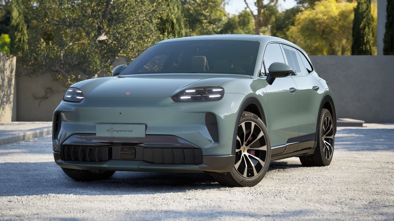 New 2026 Mystic Green Metallic Porsche S Electric image 1