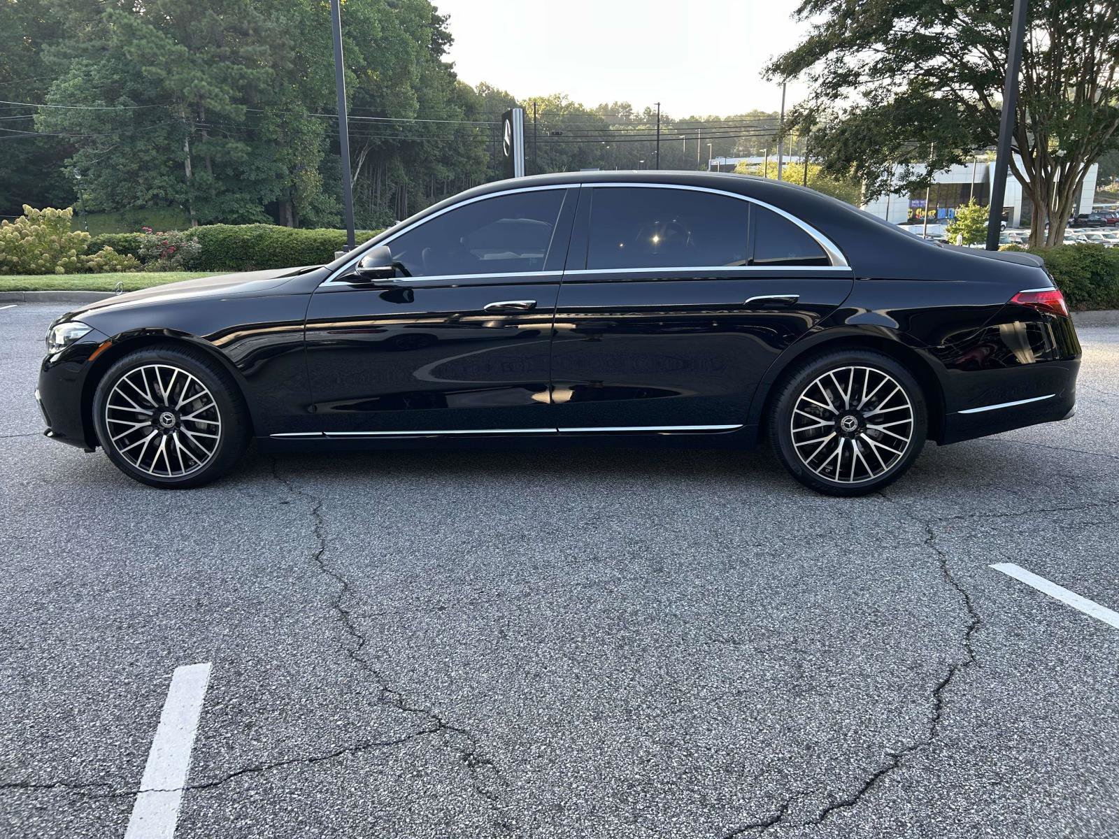 Certified Used 2025 Black Mercedes-Benz S 580 4MATIC® Sedan image 13