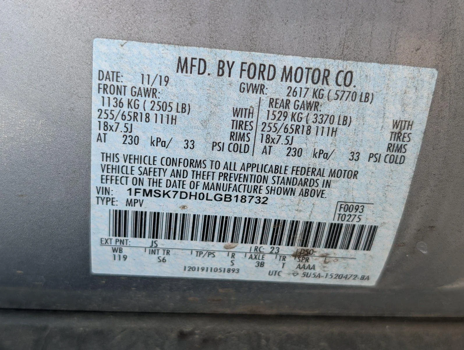 Used 2020 Iconic Silver Ford XLT image 36