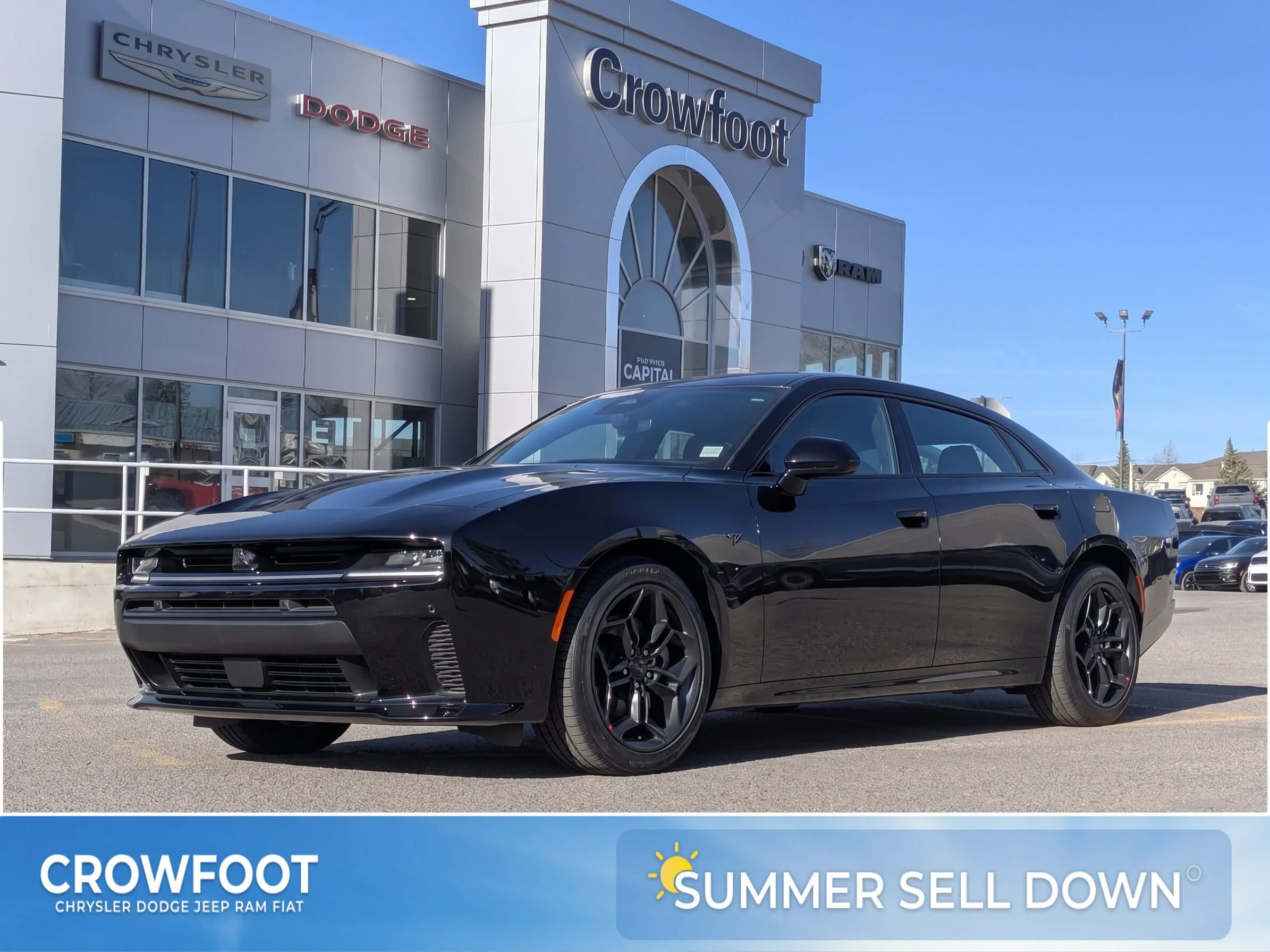 New 2026 Black Dodge R/T - - Blacktop Pack - Driver Convenience - Alpine Audio - Hurricane Turbo - AWD & More! image 1
