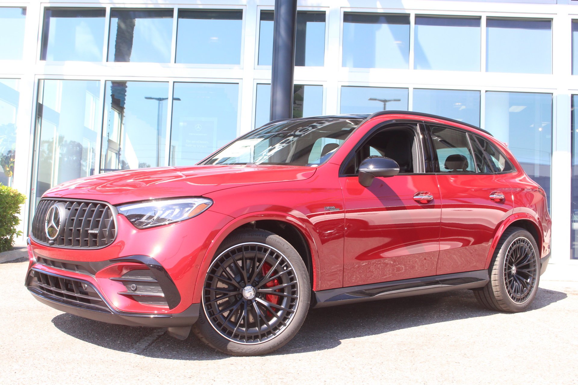 New 2026 MANUFAKTUR Patagonia Red Metallic Mercedes-Benz AMG® GLC 43 image 2