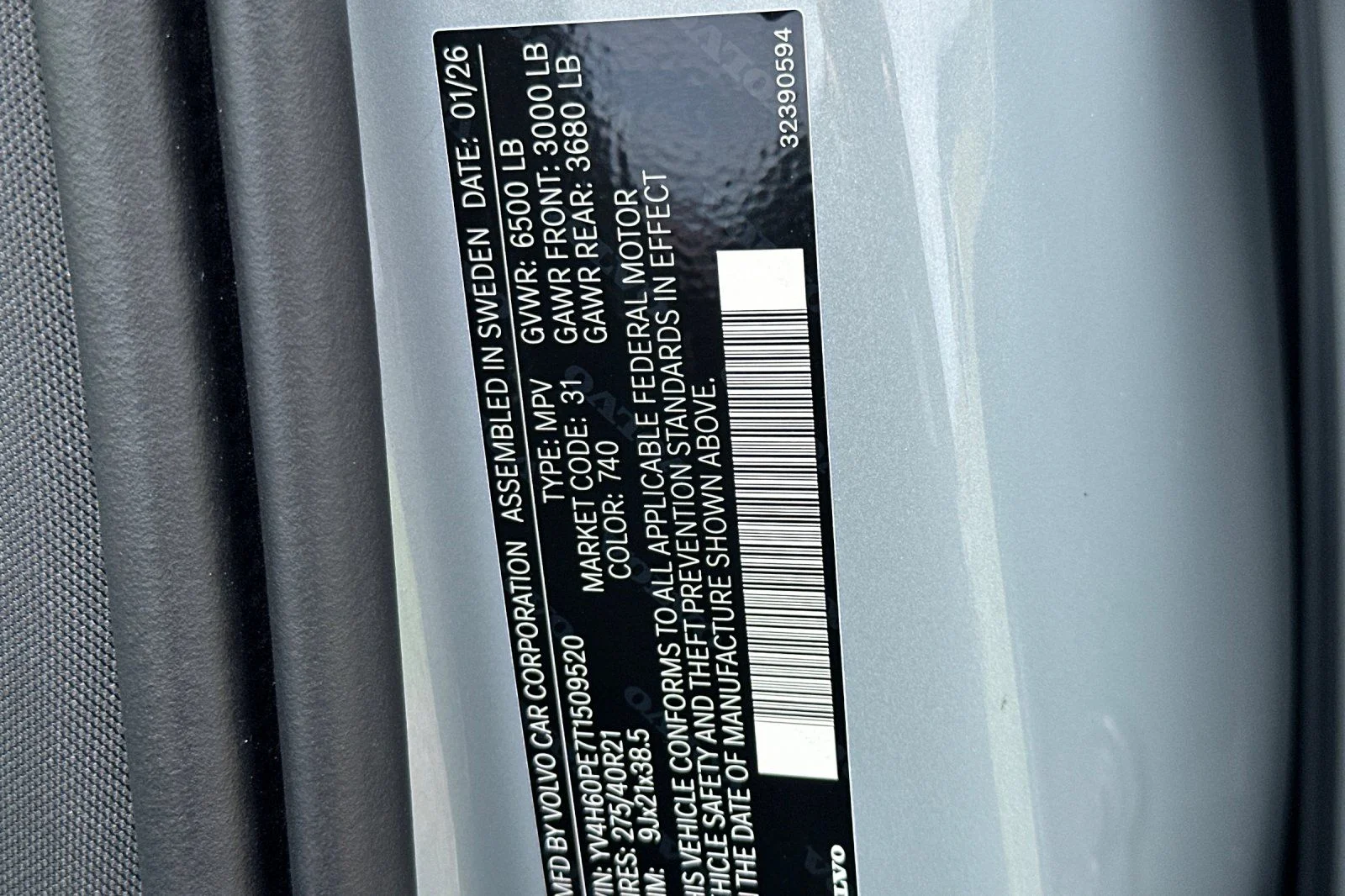 New 2026 Vapour Grey Volvo Plus image 27