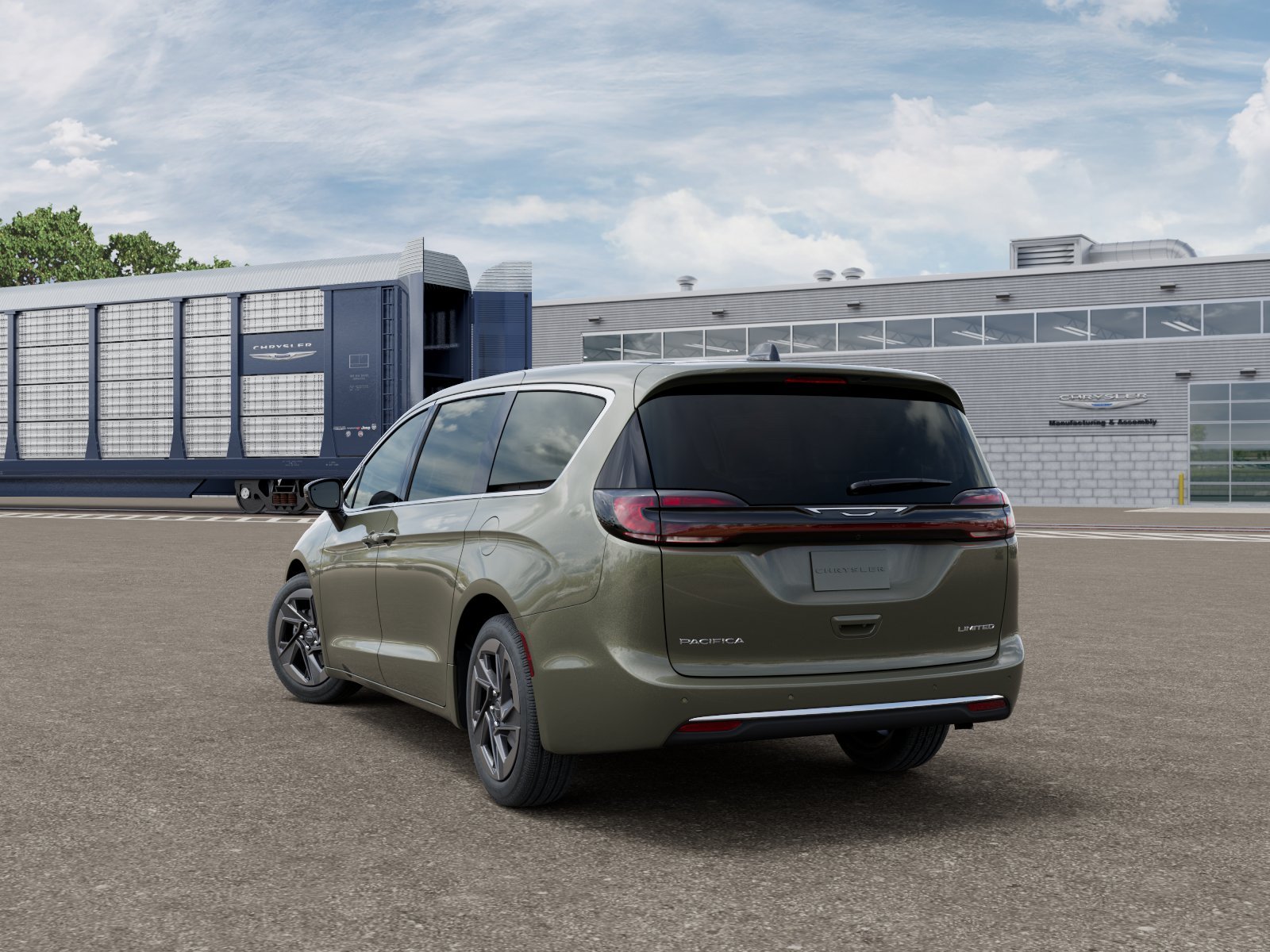 New 2027 Olive Green Pearl-Coat Exterior Paint Chrysler Limited image 3
