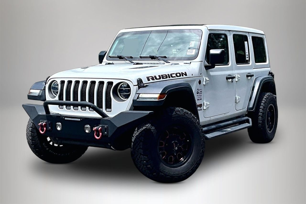Used 2020 White Jeep Unlimited Rubicon image 1
