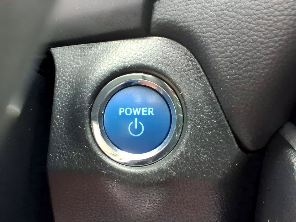 Used 2022 Cavalry Blue Toyota Hybrid SE image 24