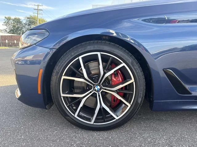 Used 2021 Dark Blue BMW M550i xDrive image 11