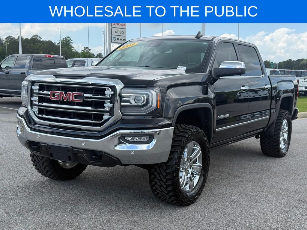 Used 2018 GMC Sierra 1500 SLT with VIN 3GTU2NER5JG327975 for sale in Pell City, AL