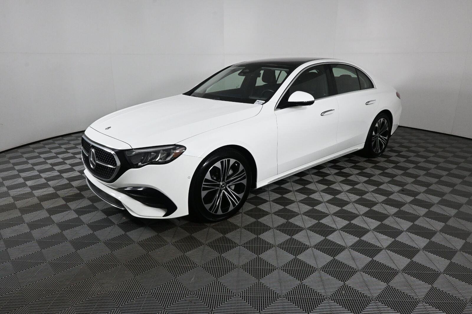 Certified Used 2025 Polar White Mercedes-Benz E 350 image 1