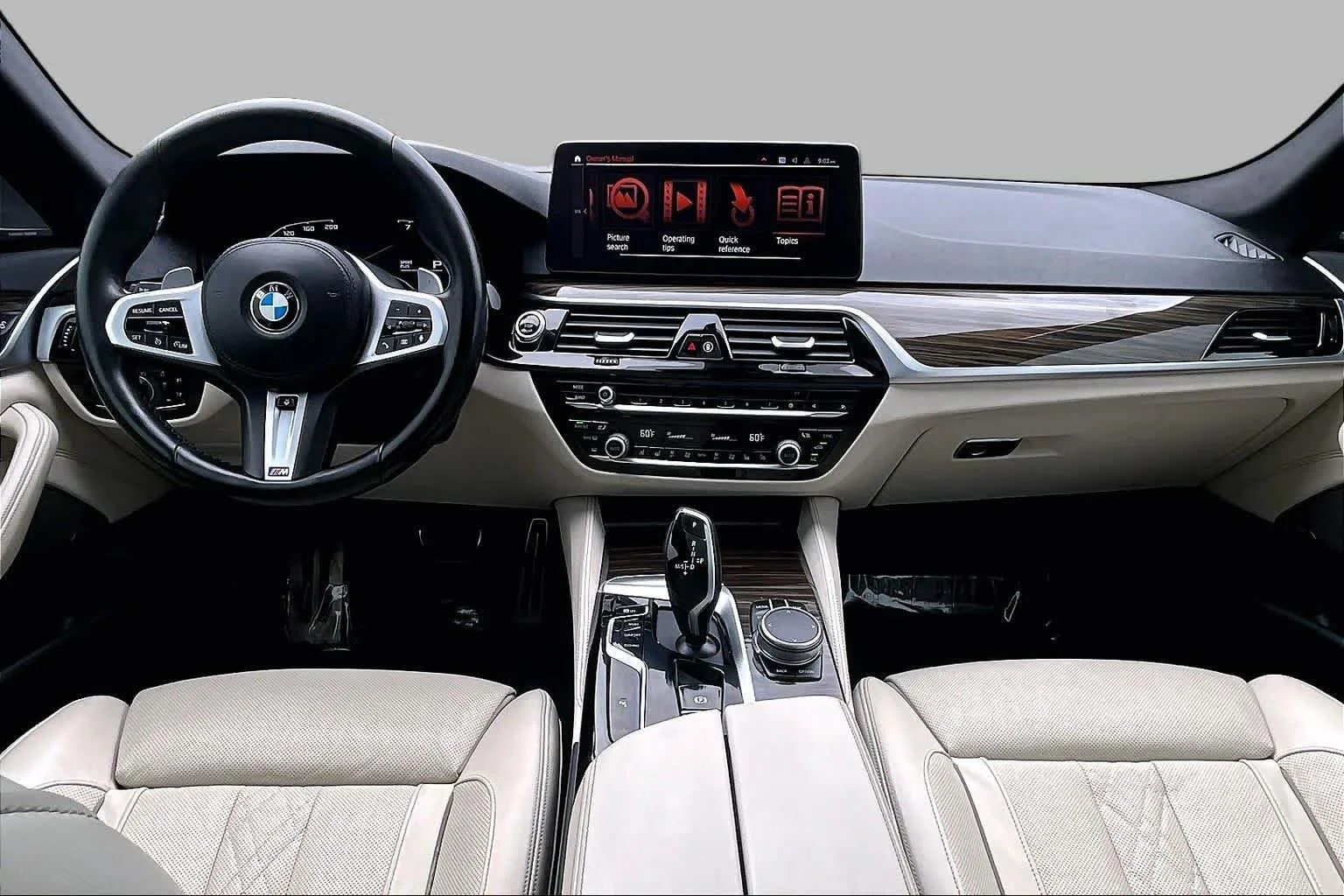 Used 2021 Bernina Grey Amber Effect Metallic BMW 540i xDrive image 16
