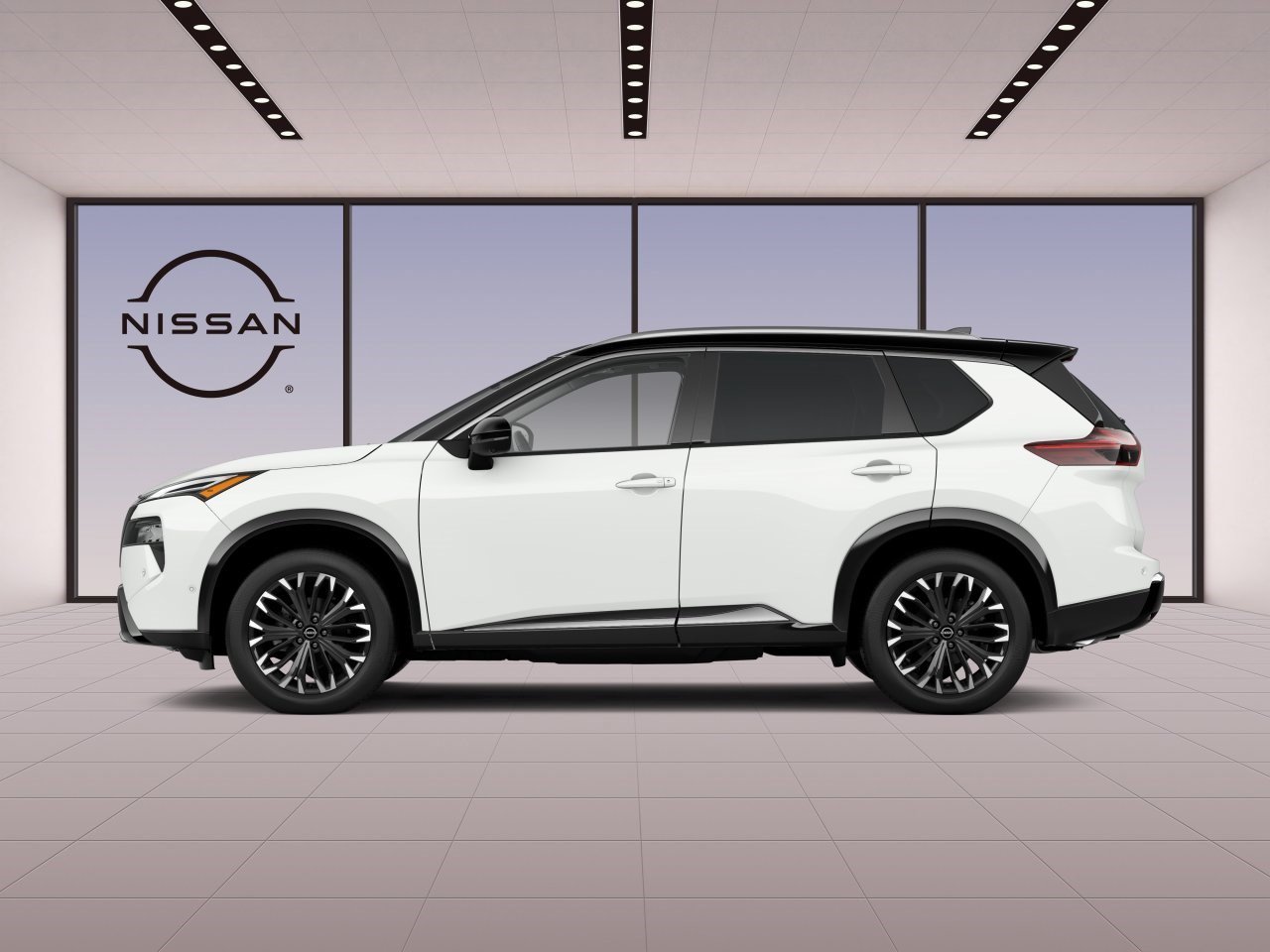 New 2026 Everest White Pearl TriCoat / Super Black Two-tone Nissan Platinum image 2