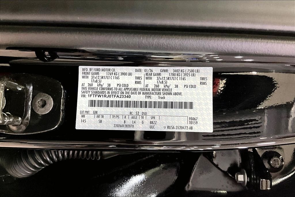 New 2026 Ford F-150 Raptor 4D SuperCrew