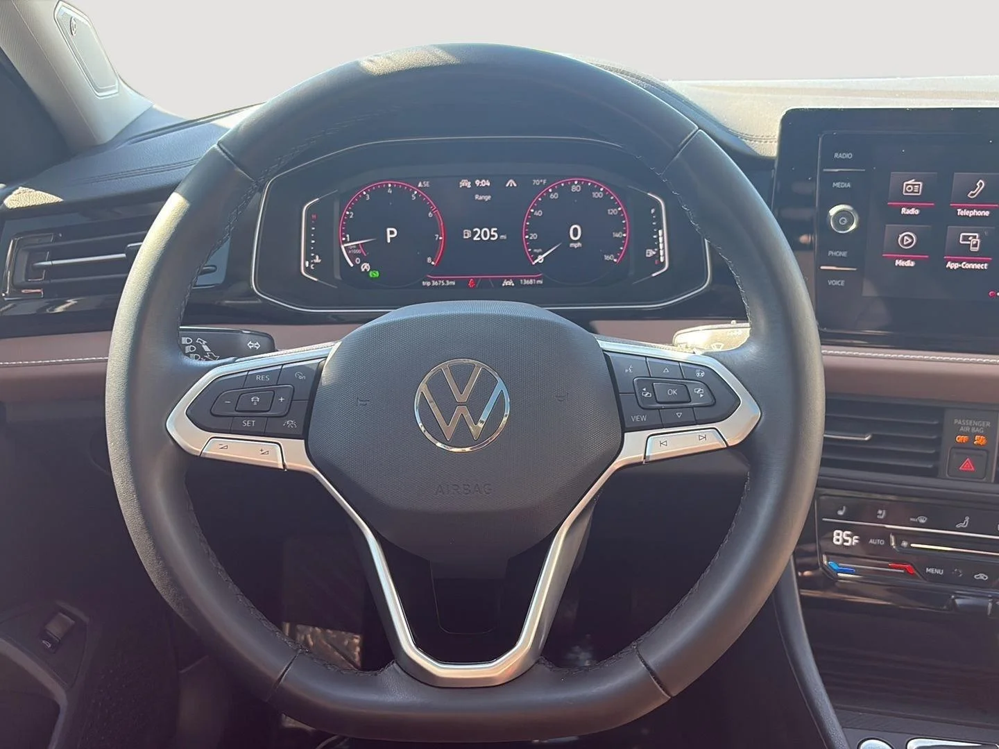 Certified Used 2025 Opal White Pearl Volkswagen SEL image 4