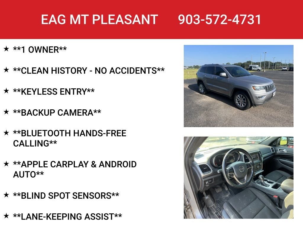 Used 2021 Billet Silver Metallic Clearcoat Jeep Laredo E image 4