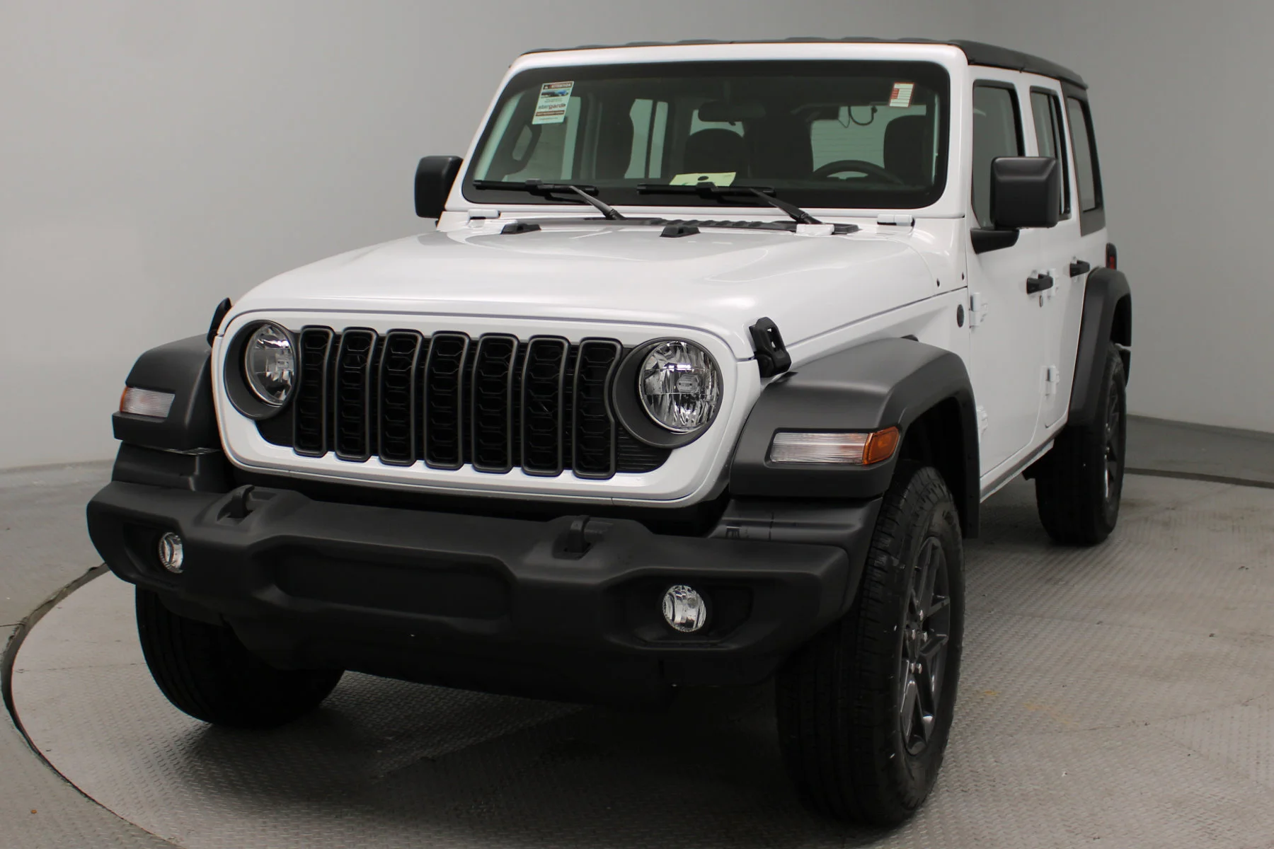 New 2026 Bright White Clear-Coat Exterior Paint Jeep Sport 4 Door 4x4 image 23