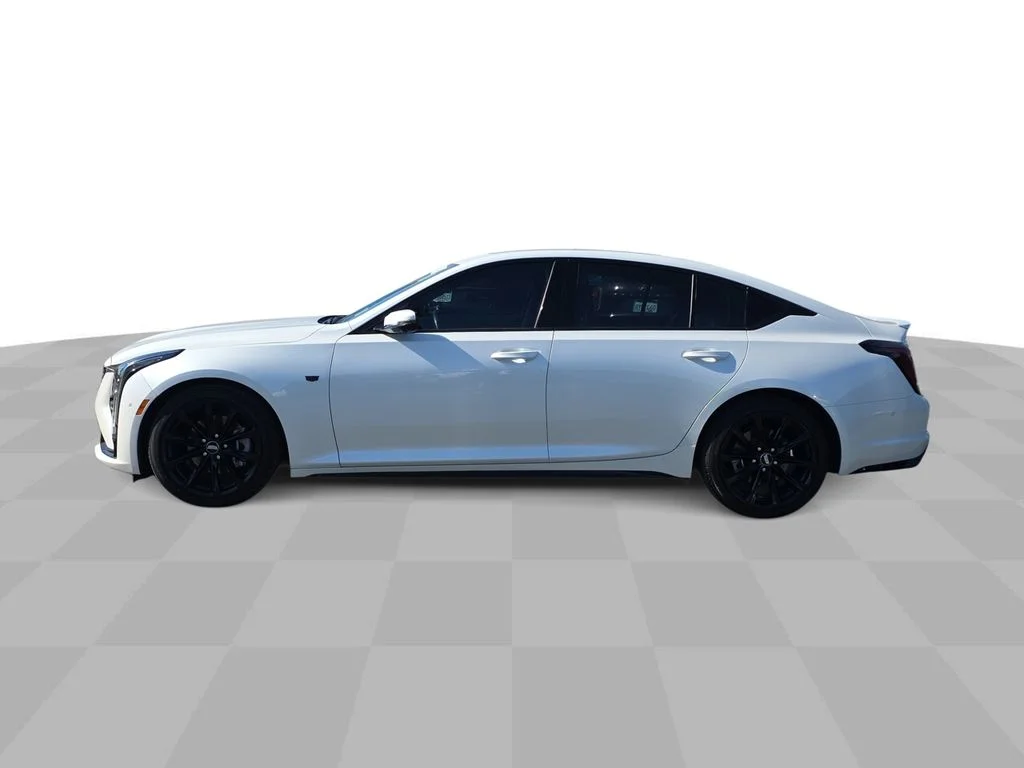 Used 2025 Crystal White Tricoat Cadillac Sport image 5