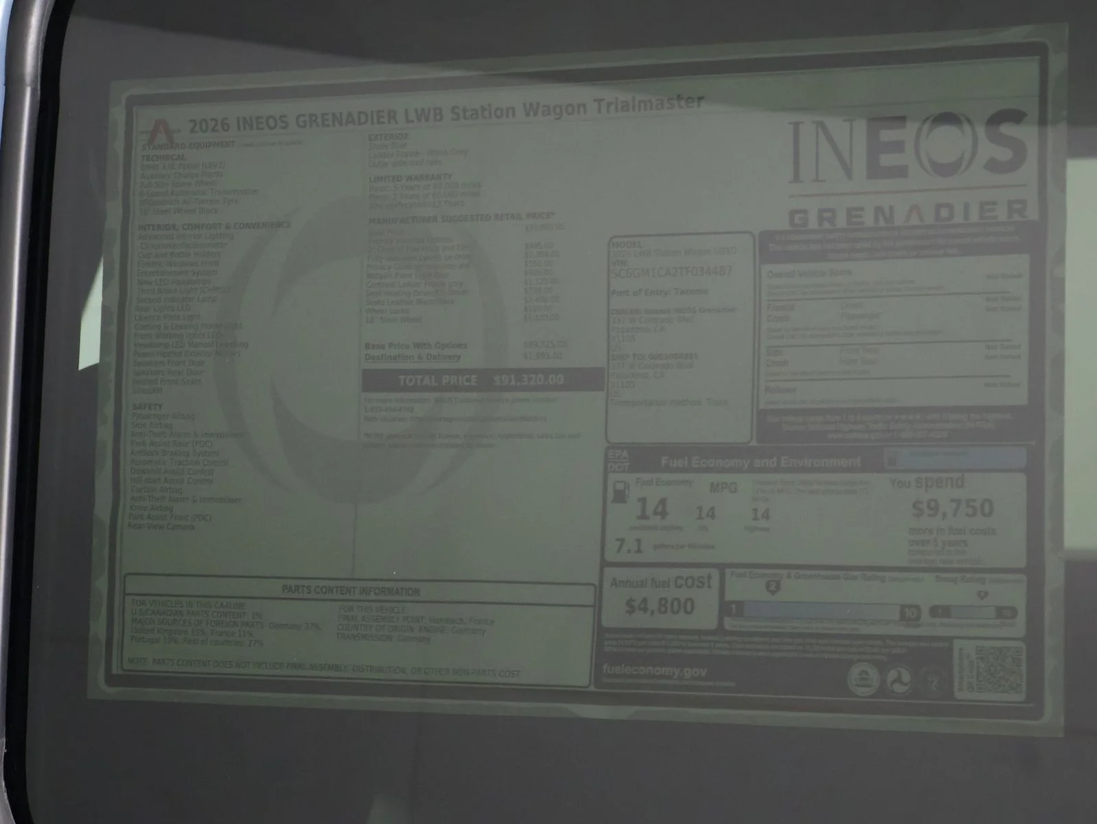 New 2026 Shale Blue INEOS Trialmaster Edition image 23