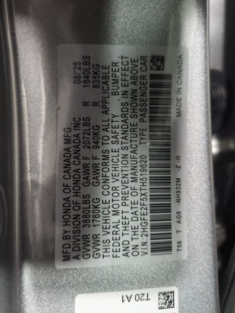 2026 Honda Civic Sport - Photo 32