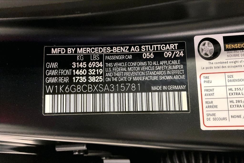 Certified Used 2025 Black Mercedes-Benz S 63 E AMG® image 25