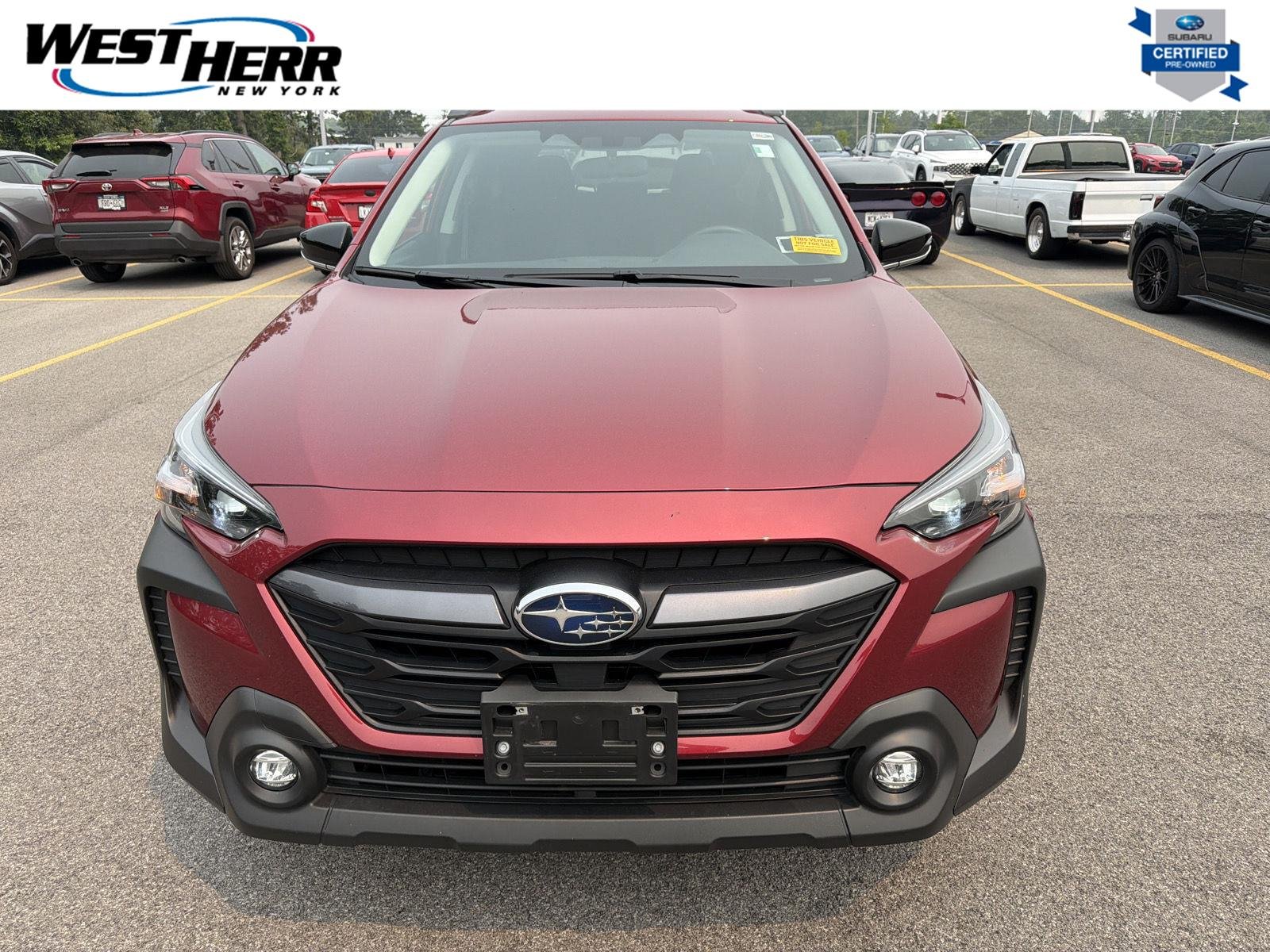 Certified Used 2025 Crimson Red Pearl Subaru Premium image 1