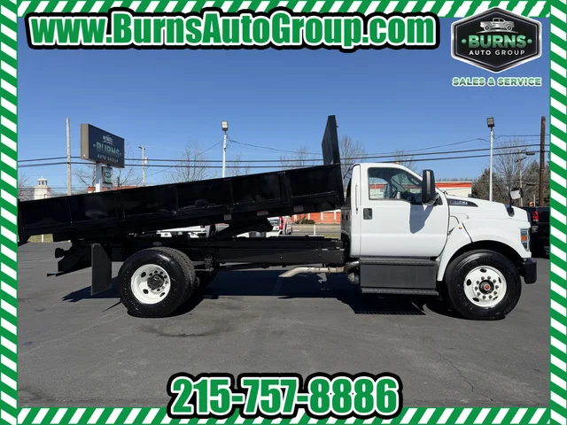 2022 FORD F750 Diesel 16ft Flatbed Dump 