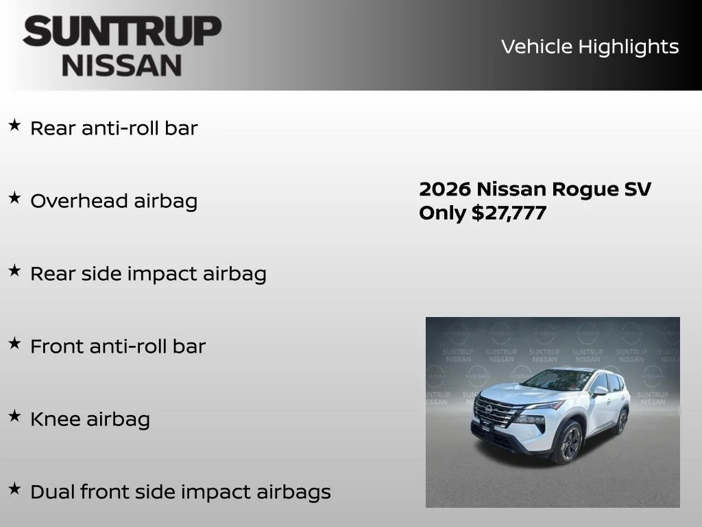 Certified Used 2026 White Nissan SV image 38