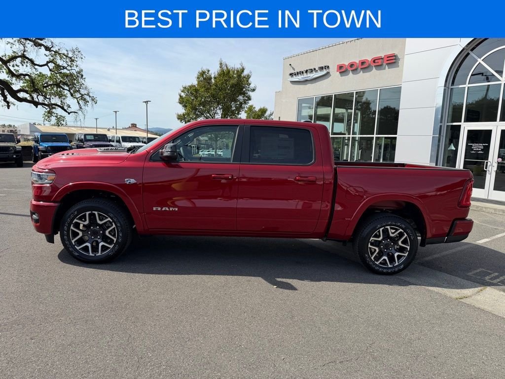 New 2026 Molten Red Pearl-Coat Exterior Paint RAM Laramie image 2