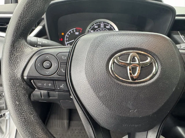 Used 2022 Classic Silver Metallic Toyota LE image 24