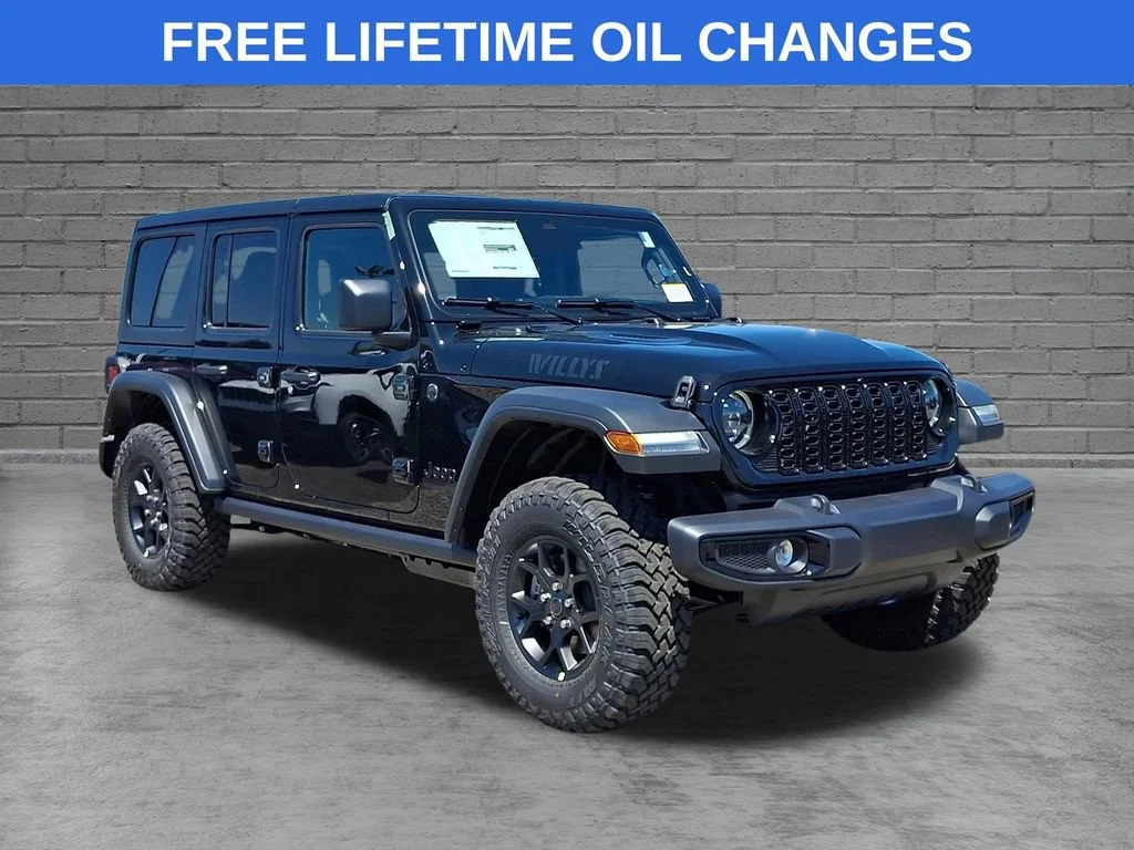 New 2026 Black Clearcoat Jeep Willys image 1