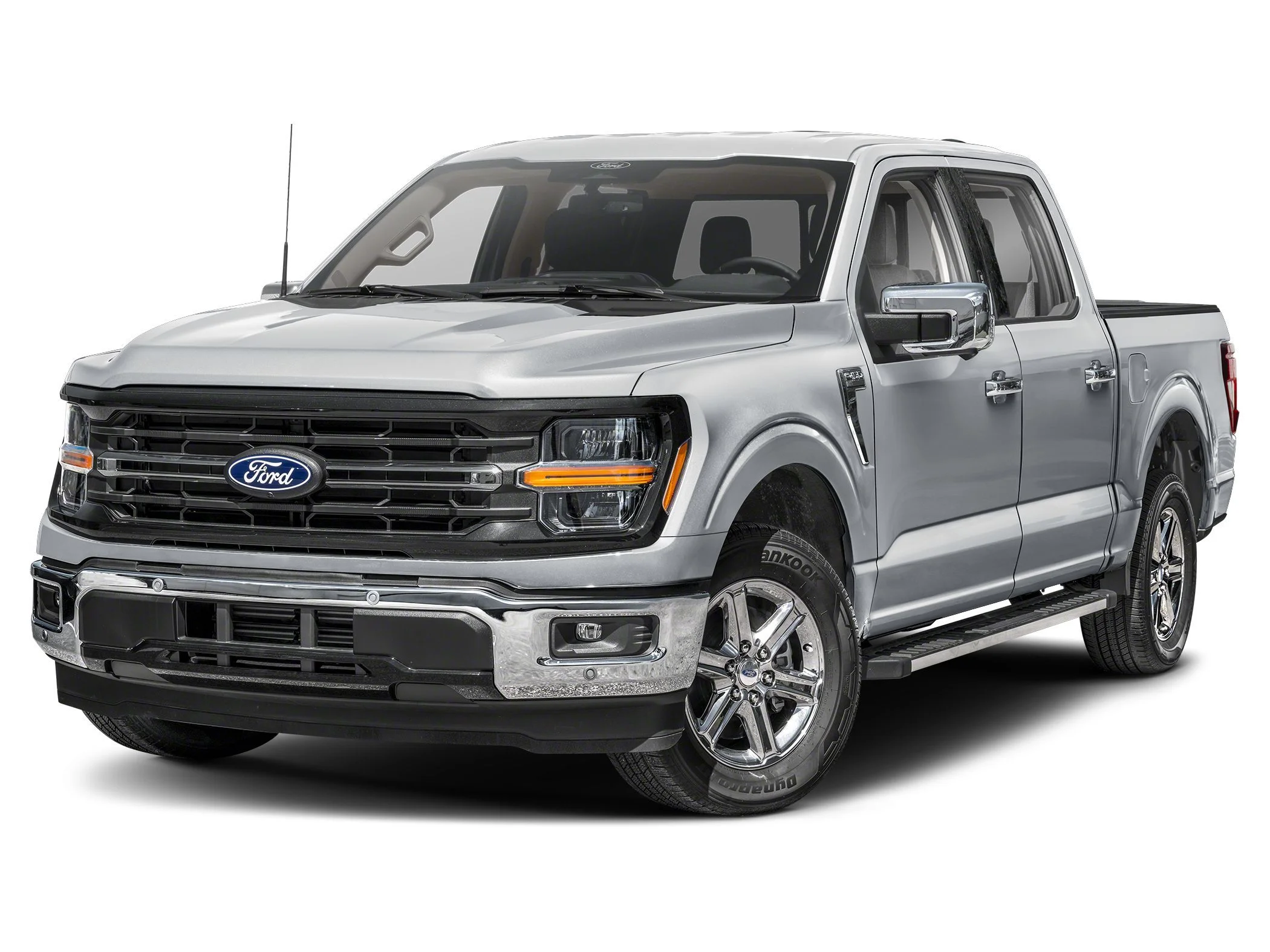 Used 2025 Iconic Silver Metallic Ford XLT 4x4 SuperCrew Cab 5.5 ft. box 145 in. WB image 1