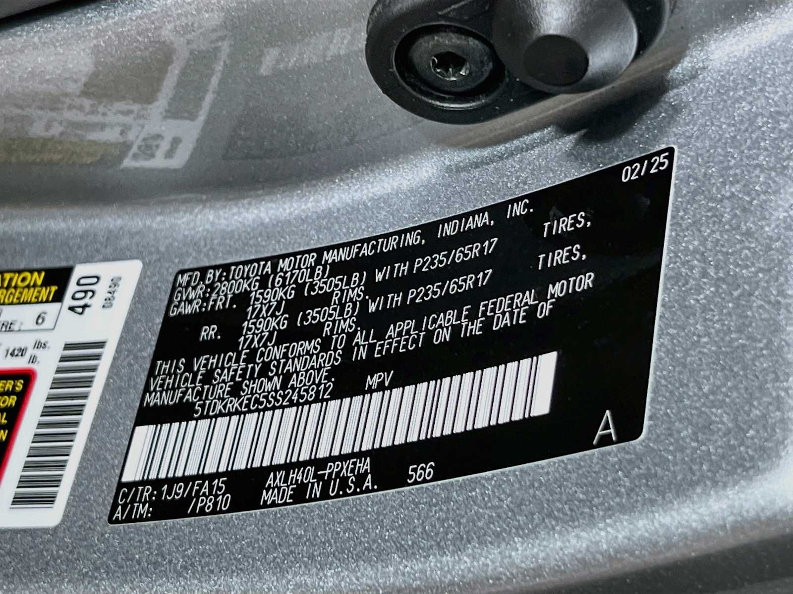 Used 2025 Celestial Silver Metallic Toyota LE image 32