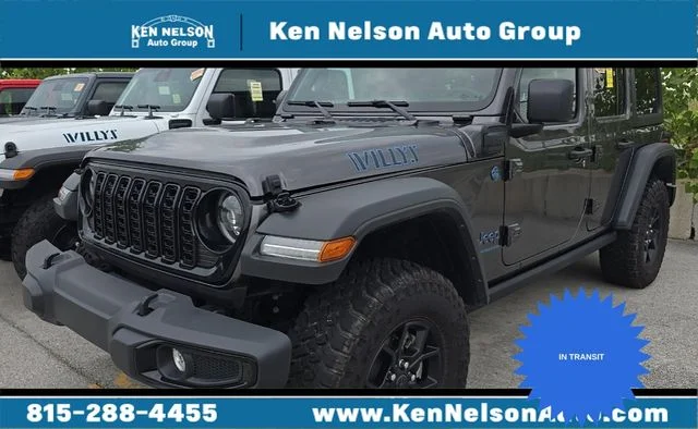 Used 2025 Crystal Metallic Jeep Willys 4xe image 1