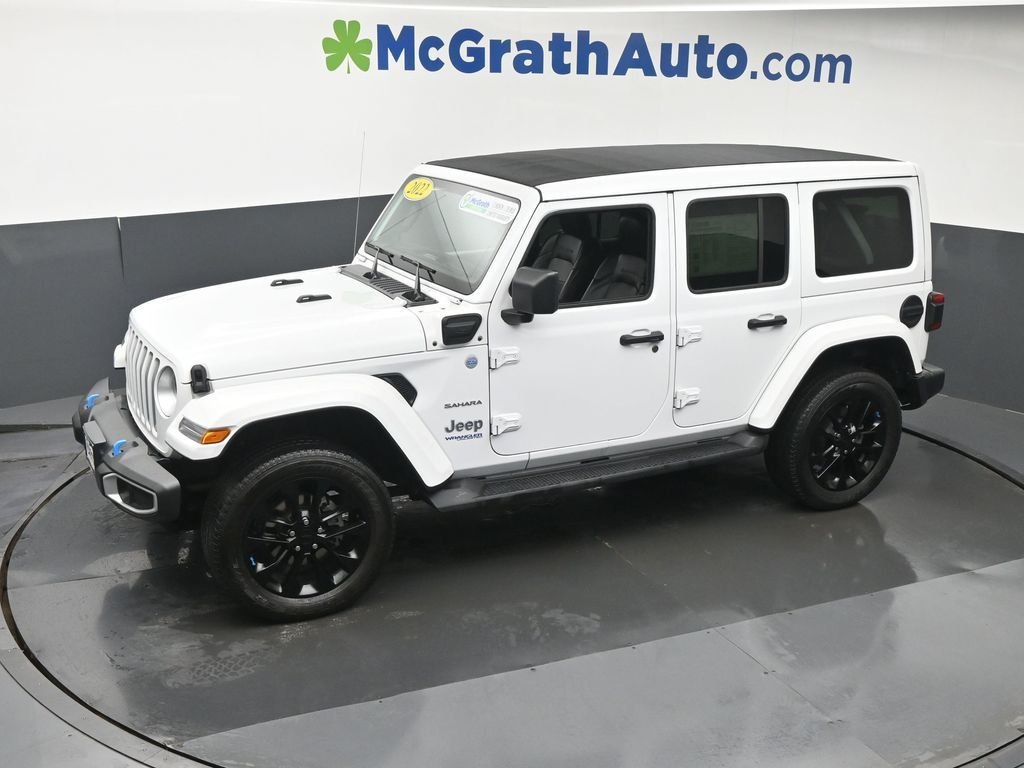 Used 2022 White Jeep Unlimited Sahara 4xe image 20
