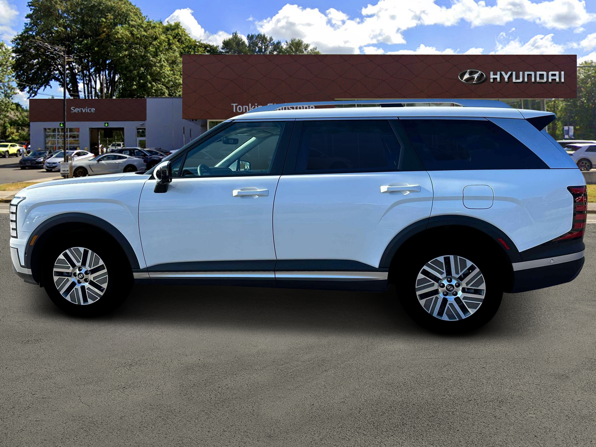 New 2026 Creamy White Pearl Hyundai SEL Premium 7P image 3