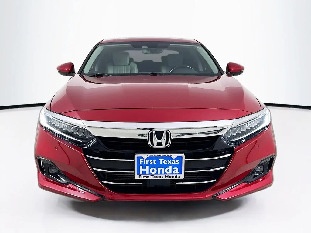 Certified Used 2022 Radiant Red Metallic Honda EX-L image 2