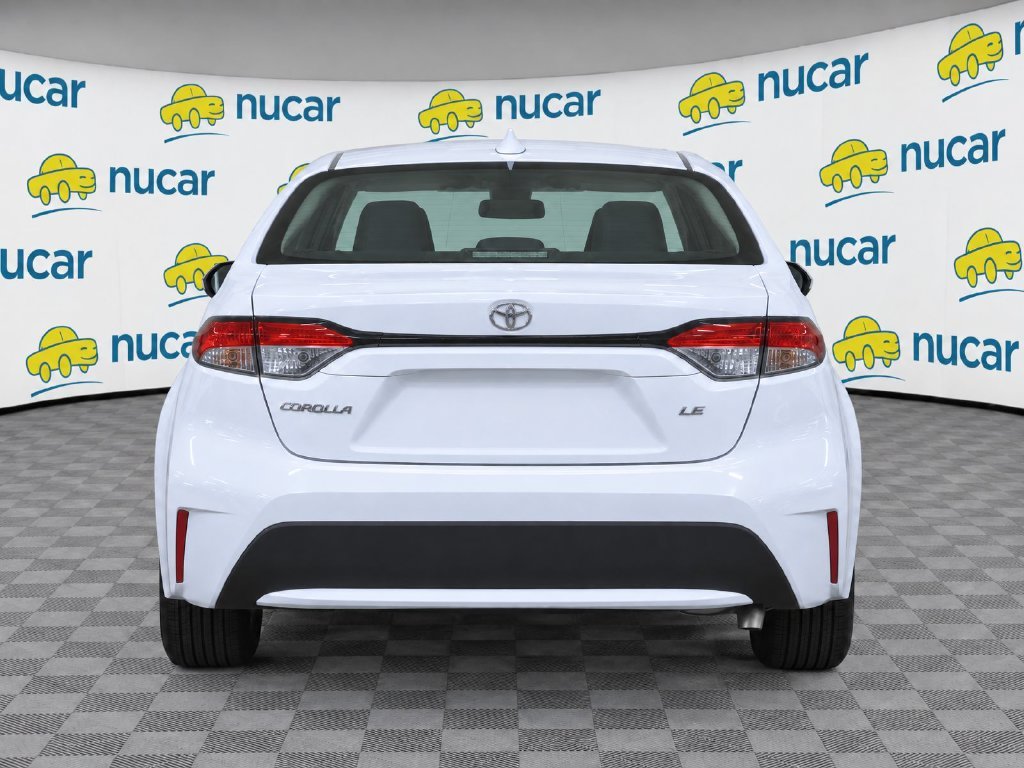 Certified Used 2021 White Toyota LE image 7