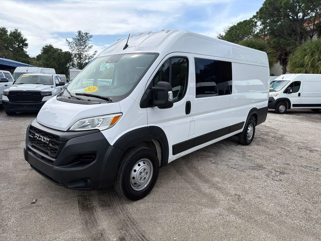 Used 2023 White Ram Cargo Van High Roof 159" WB EXT image 1