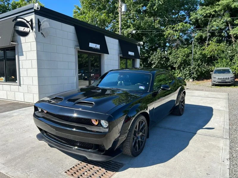 Used 2018 Black Dodge R/T Plus Coupe 2D image 1